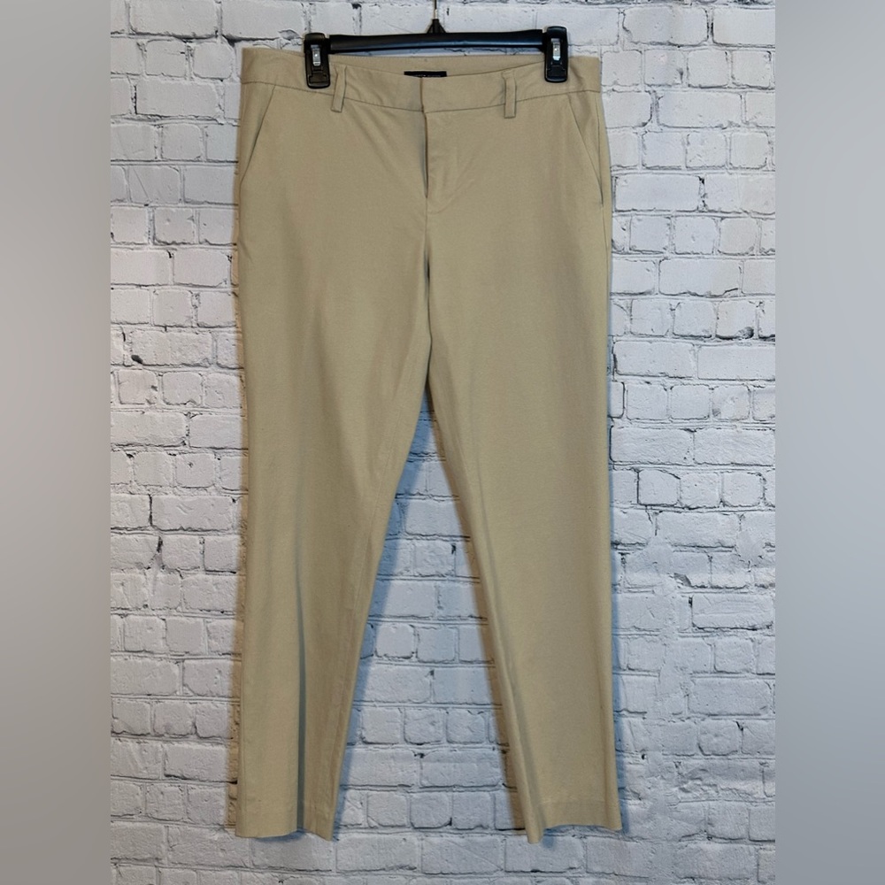 Tommy Hilfiger Tan Madison Stretch Slim Pants Size 8